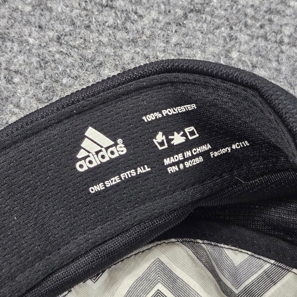 Adidas Military Cap Black Strapback Cadet Hat Athletic Minimalist Utility Golf - Picture 6 of 7